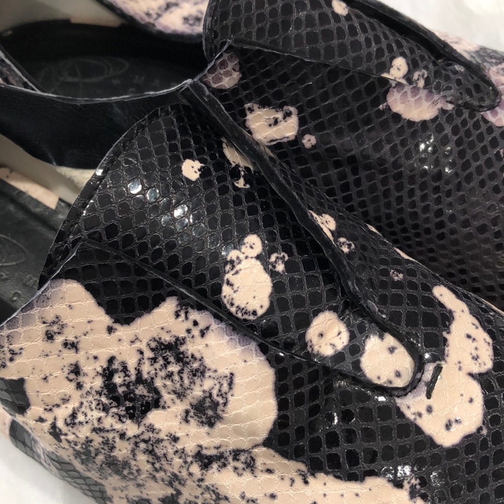 Zero +Maria Cornejo spotted python loafers - image 5